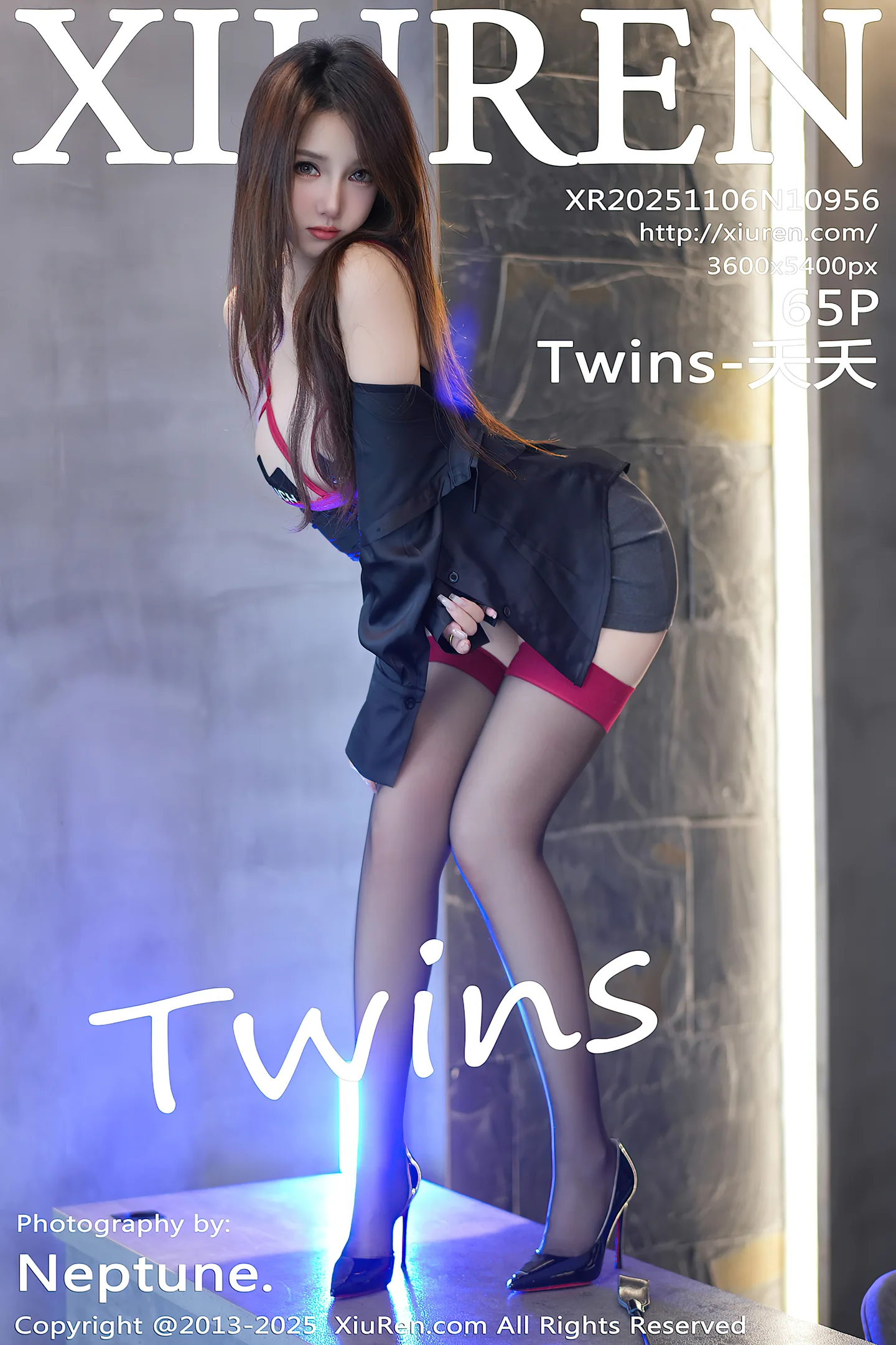 [XiuRen秀人网]No.10956_模特Twins-夭夭性感红色情趣内衣配黑丝吊袜秀曼妙身姿诱惑写真65P-秀人网 - XiuRen.Pro